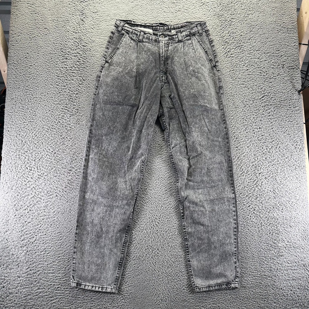 VTG Levi's Silver Tab Jeans Men's 32x34 Gray Cotton Denim Straight Workwear USA